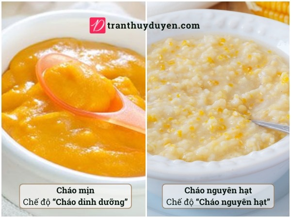 2 chế độ nấu cháo