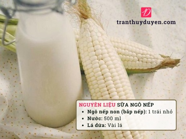 Công thức sữa ngô nếp giúp bé tăng cân
