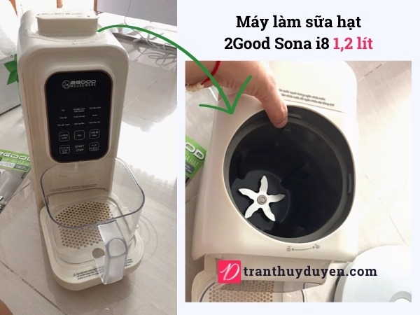 Máy làm sữa hạt 2Good Sona i8 1,2 lít