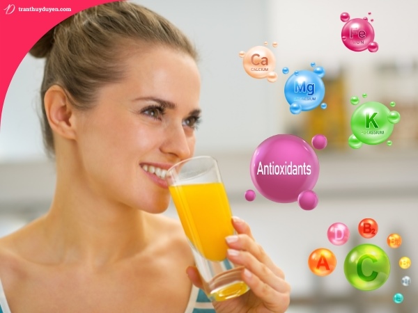 Nước ép chứa nhiều chất dinh dưỡng