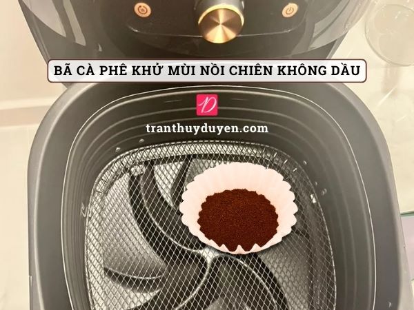 Bã cà phê khử mùi nồi chiên không dầu