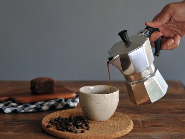 Bình Moka pha cà phê