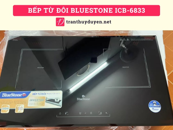 Bếp từ đôi inverter BlueStone ICB-6833 tiết kiệm điện
