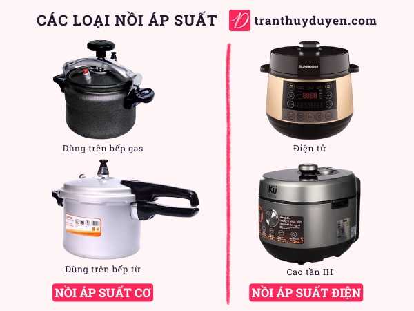 Các loại nồi áp suất