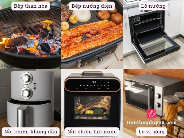 Các thiết bị có thể nướng thịt