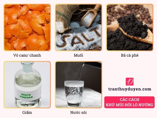 Các cách khử mùi hôi lò nướng