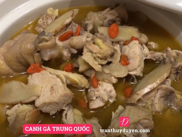 Canh gà Trung Quốc