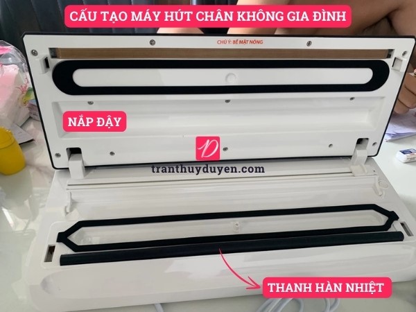 Các bộ phận chính của máy hút chân không gia đình