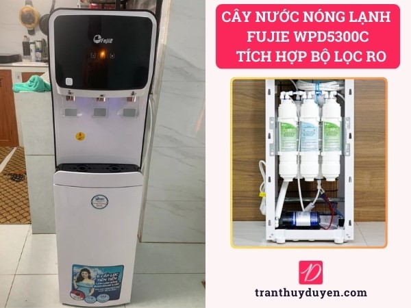 Cây nước nóng lạnh Fujie WPD5300C tích hợp bộ lọc RO