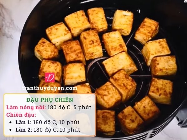 Đậu phụ chiên dùng air fryer