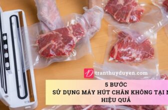 Hút chân không thực phẩm bằng máy