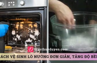 Làm sạch lò nướng thùng và thủy tinh