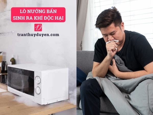 Lò nướng bẩn sinh ra khí độc hại