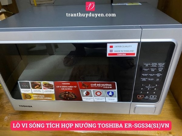 lò vi sóng tích hợp nướng cỡ lớn Toshiba ER-SGS34(S1)VN