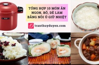 Một số món ăn làm bằng nồi ủ cháo