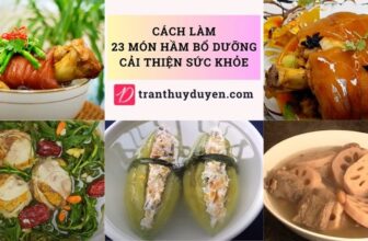 Một số món hầm nhiều dưỡng chất