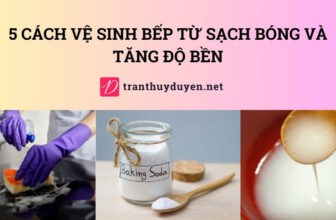 Các cách vệ sinh mặt bếp từ