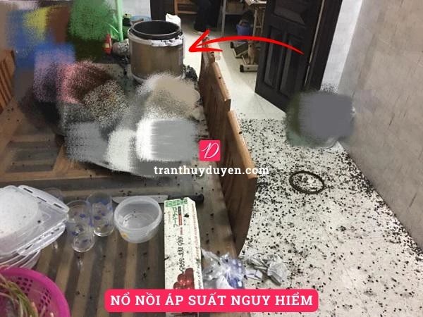 Nổ nồi áp suất nguy hiểm