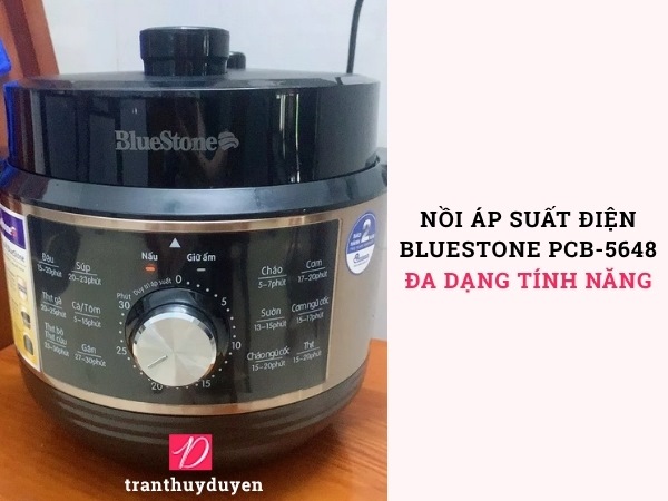 Nồi áp suất điện Bluestone PCB-5648 đa dạng tính năng