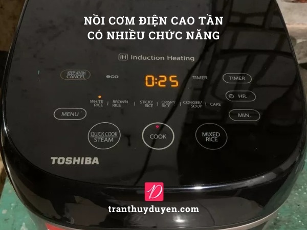 Nồi cơm điện cao tần có nhiều chức năng