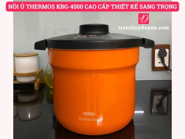 Nồi ủ Thermos KBG-4500 cao cấp thiết kế sang trọng