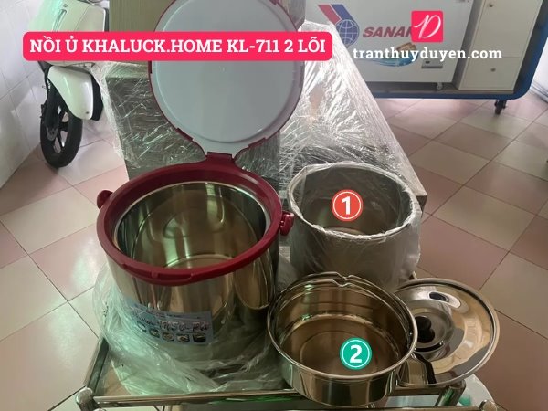 Nồi ủ Khaluck.Home KL-711 2 lõi