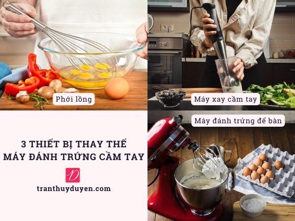 3 thiết bị thay thế máy đánh trứng cầm tay