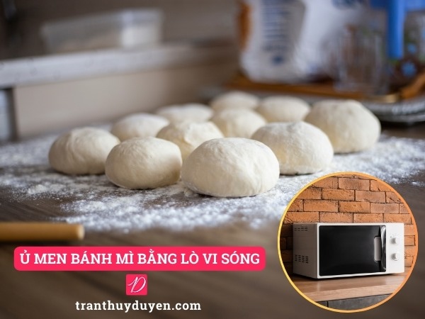 Ủ men bánh mì trong lò vi sóng