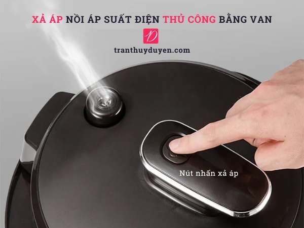 Xả áp thủ công bằng van