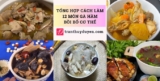 Tổng hợp cách làm 12 món gà hầm bồi bổ cơ thể